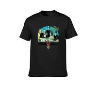 Limeiren The Munsters Family Retro 60S Comedy TV Series Unisex 100% Cotton Short-Sleeve T-Shirts Black XXXL