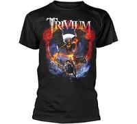 Limeiren Trivium Death Rider Unisex 100% Cotton Short-Sleeve T-Shirts Black L