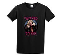 Limeiren Twisted Sister Stay Hungry Album Unisex 100% Cotton Short-Sleeve T-Shirts Black S