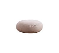 LIMENQIN Coussin de méditation Doux et Moelleux, Coussin de Sol Rond et Moelleux, Coussin épais avec Housse Amovible for canapé, Bureau, Salon, Voiture(Light Brown)