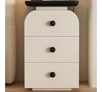 LIMENQIN Petite Table de Nuit Étroite, Tables Chevet de Rangement en Bois, Pré-assemblée, Meuble D'appoint Haute avec Tiroir, pour Chambre à Coucher, Salon(Black,50x40x58cm)