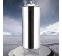 LIMENQIN Réservoir À Pression Vertical, Surpresseur Eau Commercial en Acier Inoxydable, Réservoir À d'eau pour Pompe de Puits, avec Kit de Montage(200L/52.8Gal(115x50cm))