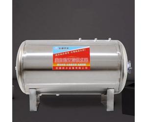 LIMENQIN Réservoir sous Pression 100/160/200/250/300/500/700 L, Surpresseur Eau Maison en Acier Inoxydable, Conteneurs Horizontaux de Vessie de Stockage d'eau(100L/26.4Gal)