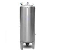 LIMENQIN Réservoir sous Pression pour Puits, Surpresseur Verticaux sous Pression en Acier Inoxydable, pour Jardin, Ferme, Cuisine, Douche, Toilettes(60L/15.8Gal(65x40cm))