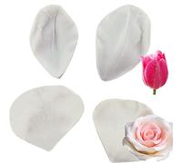 Limeow 2 Pièces Moule Silicone Moules Silicone Forme Fleur Moule Silicone Fleur Silicone Fondant Moule Fleur 3D Moule Silicone Forme Pétale pour Décoration en Pâte à Sucre Moulages Fondants-Bla