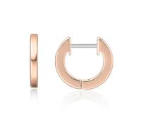 Limerencia Boucles D'oreilles Créoles en Titane, 10 mm Hypoallergéniques Sans Nickel G23, Boucles D'oreilles Médicales pour Femme