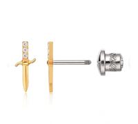 Limerencia Boucles d'Oreilles en Titane Médical Avec Bouchon à vis, Boucles d'Oreilles G23 Low Sensitive Health stud, Boucles d'Oreilles Sans Nickel pour Femmes