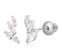 Limerencia Boucles d'Oreilles en Titane Médical G23 Low Sensitive Health - Avec Bouchon à Vis, Sans Nickel pour Femmes, Filles et Enfants (Q)