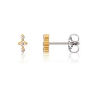 Limerencia Boucles d'Oreilles Femme en Titane, G23 Implant de Qualité Faible Sensibilité Médicale Boucles d'Oreilles pour Oreilles Sensibles.(Style T)
