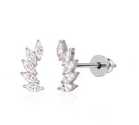 Limerencia Boucles d'Oreilles Femme en Titane, G23 Implant de Qualité Faible Sensibilité Médicale Boucles d'Oreilles pour Oreilles Sensibles.(Style J)