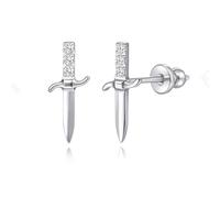limerencia G23 Boucles d'oreilles hypoallergéniques en titane pour femme Boucles d'oreilles délicates sans nickel de qualité implant pour oreilles sensibles, Titane