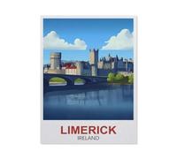 Limerick Ireland，Puzzle 1000 Pieces Paper Puzzle Adult Children's Educational Toy Family Decompression Game（26x38cm）-EZ96
