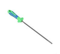 Limes, 3,8 mm/4,5 mm/5,2 mm, limes à chaîne de tronçonneuse pour menuiserie, ensemble de limes rondes en métal, outil à main pour l'affûtage de la chaîne de scie, utilisation en extérieur (5,2 mm)