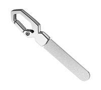 Limes à ongles - Lime à ongles pour pieds | Outils de lime à ongles argentée | Lime à ongles en acier inoxydable | Outil de pédicure réutilisable pour ongles | Petit outil de meulage d'ongles pour les