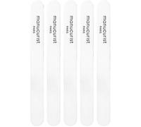 Limes à ongles professionnelles - SIGHTMARK - Lot de 5 - Double face 100/180 - Translucide - Réutilisables