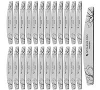 Staleks Limes à ongles Expert NFE-40-100/150-25 demi-lune 2 faces grain 100/150 mousse fine x25