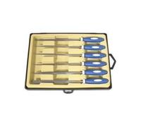 Limes de précision - BGS TECHNIC - Assortiment de 6 - Longueur 150 mm - Formes variées - Coffret inclus