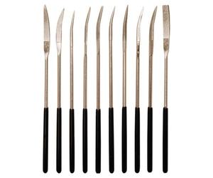 Limes de précision courbées