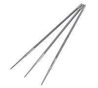 Limes de tronçonneuse, limes rondes portant des limes de scie à chaîne en acier pour chaînes de tronçonneuse affûteuse de menuiserie de jardin Lot de 3 limes(5.5mm)