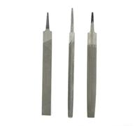 Limes en acier de 150 mm pour travail des métaux - Forme ronde, demi-ronde, triangulaire, carrée et plate - Disponible (lime carrée)