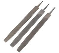 Limes plates 12 pouces, lot de 3, acier, denture fine, moyenne et grosse, double taille double face avec dents latérales, pour finition, façonnage, métal, bois, plastique, réparation DIY