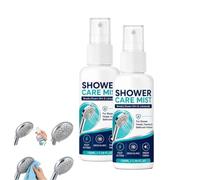 Limescale Cleaner Shower,100ml Limescale Remover Spray,Hard Water Spots Cleaning Spray,Shower Care Mist Limescales Stain Remover Sprays for Hard Water Home Bathroom Glass Bathtub Faucets Fixtures，2pc