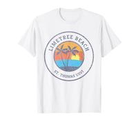 Limetree Beach Saint Thomas Îles Vierges des États-Unis T-Shirt