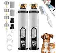 Limezen - Lime Électrique, Pet Nail Grinder avec 2 lumières LED, Electric Nail Trimmer Dog, Coupe Griffe Ultra Silencieux, Coupe Sans Douleur, En Toute Sécurité (A*)