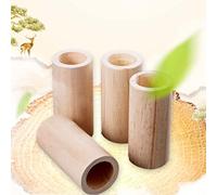 limiao123 Lot de 4 rehausseurs de meubles robustes en bois massif pour table, canapé, fauteuil, armoire, couleur originale (4,2 x 5 cm)