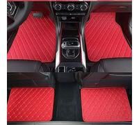 LIMINFACAI Tapis de Sol de Voiture pour BYD Dolphin 2023 2024-,sur Mesure Imperméable Avant Arrièreantidérapant Doublure Cuir Protection Couverture,A/Red