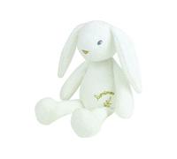 JEMINI | Peluche Lapin Luminou 30 cm | Fonctionne sans Pile | Tissu Luminou | Doudou Qui Brille dans Le Noir | Compagnon Nuit Enfant | Veilleuse Peluche Bébé | Idée Cadeau Dès la Naissance