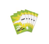 Limit Lot de 5 cahiers A4 16 feuilles 25 lignées avec marge