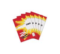 Limit Lot de 5 Cahiers A4 16 feuilles 28 lignes quadrillées avec marge