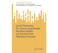 Limit Theorems For Some Long Range Random Walks On Torsion Free Nilpotent Groups