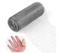 LIMITADA Maille Métallique 21 cm x 9 m, Grille Inox 3mm, Grillage Métallique Rigide, Grillage Moustiquaire Métal Anti-insecte, Treillis Inox Maille Fine Anti Rongeur, pour Empêcher Souris Serpents