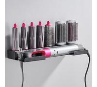 LIMITADA Support Mural pour Dyson Airwrap Support Rangement pour Dyson 6 Trous Rangement pour Dyson Airwrap Styler Organisateur pour Dyson Airwrap en Métal pour Dyson Airwrap Accessoire Fer à Friser