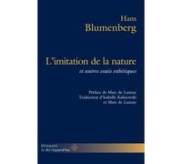 L'Imitation de la nature Et autres essais esthétiques - Hans Blumenberg - Hermann - broché - Essai