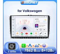 Limitation de voiture Android pour VW, Golf 5, Polo 6, Passat Gods, Radio CC, Touran, Scirocco, Caddy, Jetta, Java, OK, Skoda, Auto, Audio First Caméra arrière S8 AI PRO