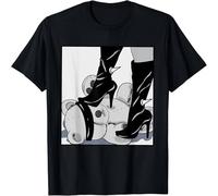 Limited BDSM Teddy Woman High Heels Naughty Kinky T Shirt Black S