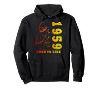 Limited Edition 1959 Biker Moto 65 Ans Sweat à Capuche