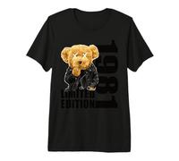 Limited Edition 1981 Ours Anniversaire 1981 Année 1981 T-Shirt Haut de Gamme