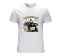 Limited Edition Molly Hatchet Print Short Sleeve CR Men T-Shirt More Size and Colors Tee Shirt White L