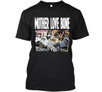Limited NWT Mother Love Bone American Rock Music Band Retro Logo T ShirtBlackXL