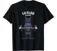 Limited Russia Cat Weightlifting in Fitness Gym Great Gift Tee Mens T-Shirt Black XL
