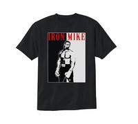 limitemm Mike Tyson T-shirt court Fury Boxer inspiré de Iron Mike, fer, L
