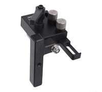 Limiteur coulissant en aluminium pour rainures en T de 19 mm et rails à onglet, butée de fente de table de toupie avec poignée à dégagement rapide, convient pour établis de travail du bois (droit