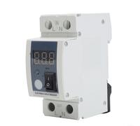 Limiteur de courant réglable 40 A avec indicateur LED | Interrupteur de protection de circuit 2 A-40 A | Coque PA66 ignifuge pour tests en laboratoire et maintenance industrielle