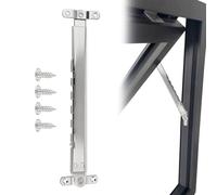 Limiteur de Fenêtre 11x2,4 Pouces, Réglable en Acier Inoxydable Séjour de Fenêtre à Battant Télescopique Accessoire de Support de Contreventement de Vent de Limiteur de Support