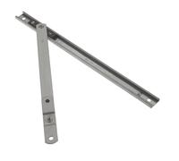 Limiteur de-ouverture de porte Mila en acier inoxydable satiné 100mm