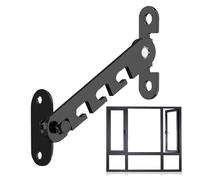 Limiteur de Sécurité pour Fenêtre à Battant - Alliâge d’Aluminium, Loquèt Réducteur de Fenêtre pour Enfaņts | Crochet Vent Sécurisé à l’Épreuve des Enfaņts, Dispositif de Contrôle de Sécurité, Limiteu